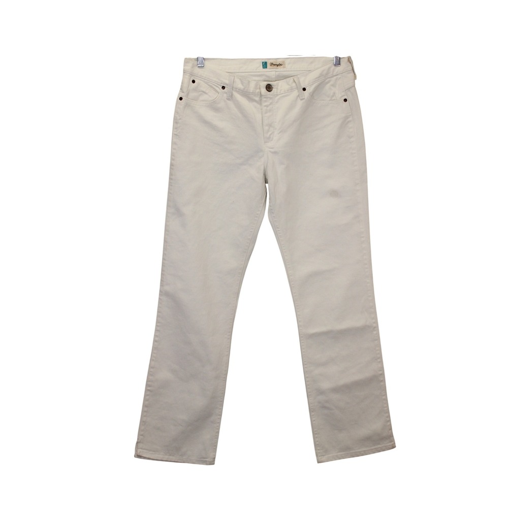 Wrangler Cash Jeans Women's Size 13/14x34 Cowgirl Cut‎ Straight Leg Western Flaw
